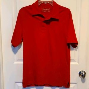 Eddie Bauer Burnt Orange Short Sleeve Shirt - S